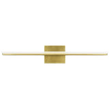 Span Bath Bar By Tech Lighting , Size: Small, Finish: Plated Brass