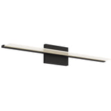 Span Bath Bar By Tech Lighting , Size: Medium, Finish: Nightshade Black