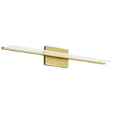 Span Bath Bar By Tech Lighting , Size: Medium, Finish: Plated Brass