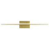Span Bath Bar By Tech Lighting , Size: Medium, Finish: Plated Brass