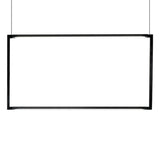 Black Spigolo Vertical Pendant Light by Nemo