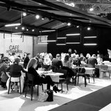 Spigolo Vertical Pendant Light in Restaurant