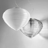 White/Glossy Spirit SP 37 Suspension by Vistosi by Vistosi