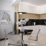 Kwic Pendant Light by AXO Light, Finish: Intense Black-Axo Light, Size: Large, | Casa Di Luce Lighting