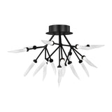 Matte Black Spur Ceiling Light by Tech Lighting
