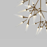 Spur Grande Chandelier Details by Tech Lighting