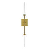 Aged Brass Spur Wall Sconce by Tech Lighting