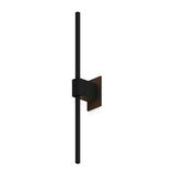 Matte Black Small Z Bar Wall Sconce by Koncept