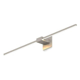 Brushed Nickel Medium Z Bar Wall Sconce by Koncept