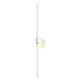 Matte White Medium Z Bar Wall Sconce by Koncept
