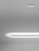 White Opti-Line Pendant by Stilnovo