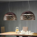 Kelly Dome Pendant by Lodes, Finish: Black Matte, White Matte, Bronze, Champagne, Size: Small, Medium, Large, | Casa Di Luce Lighting