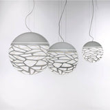Kelly Sphere Pendant by Lodes, Finish: Bronze, White Matte, Size: Small, Medium, Large, | Casa Di Luce Lighting