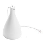 White/Brass Swell Narrow String Pendant Light by Pablo