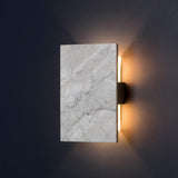 Tersus Marble Face Wall Sconce by Cerno