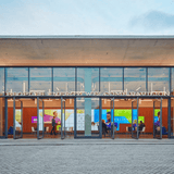 Thin LED Vertical Suspension By Viso