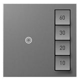 Adorne Timer Switch - Manual On-Timed Off by Legrand Adorne, Color: White, Graphite, Magnesium-Legrand Adorne, , | Casa Di Luce Lighting