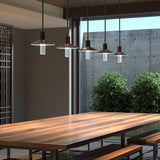 Ash Outdoor Pendant Light by Tech Lighting, Finish: Bronze, Charcoal - Tech, Color Temperature: 2700K Lo-Output, 2700K Hi-Output, 3000K Lo-Output, 3000K Hi-Output, Lens: Clear Lens, Clear Cylinder | Casa Di Luce Lighting