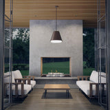 Bowman 12 LED Outdoor Pendant Light by Tech Lighting, Finish: Black, Bronze, Charcoal - Tech, Color Temperature: 2700K, 3000K, 4000K, | Casa Di Luce Lighting