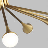 Lody 20-Light Chandelier by Tech Lighting, Finish: Brass Aged, Black Matte, Nickel Polished, , | Casa Di Luce Lighting