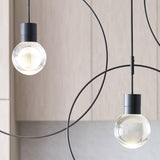 Mina Mini Pendant by Tech Lighting, Finish: Brass Aged, Black, Nickel Satin, Color Temperature: 2200K, 3000K, 3000K - 2200K Warm Color Dimming, Cord Color: Black, Black/White, Blue, Copper, Gray, Orange, Red, White | Casa Di Luce Lighting