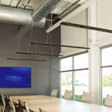Parallax Linear Suspension in meeting room