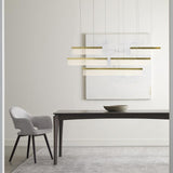 Sweep Linear Suspension in Dining Room