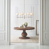 Capri Chandelier by TOB by Thomas O'Brien, Finish: Nickel Polished, Aged Iron, Number of Lights: 4, 6, 8, | Casa Di Luce Lighting