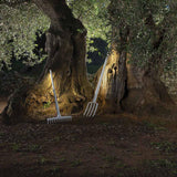 Tobia Rake Shape Floor Lamp in outdoor