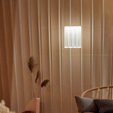 Ivory White Tomo Tall Pendant in Living Room