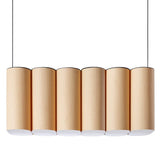 Natural Beech Tomo Long Pendant by Weplight