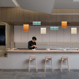 Sea Blue Tomo Long Pendant by Weplight