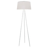 White Tripod Floor Lamp by Kundalini