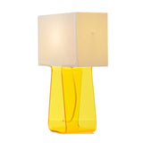 Yellow Tube Top Colors Table Lamp by Pablo