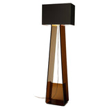Charcoal/Charcoal Tube Top Floor Lamp by Pablo