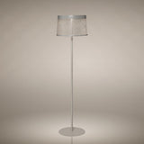 Greige Twiggy Grid Lettura Outdoor Floor Lamp by Foscarini