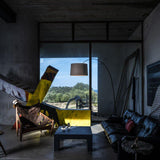 Twiggy Wood Floor Lamp in living room