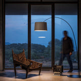 Twiggy Wood Floor Lamp in living room