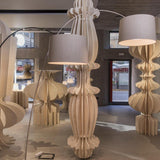 Twiggy Wood Floor Lamp in living room