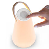 Pure White Uma Sound Lantern Table by Pablo