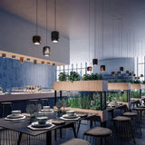 Urban Suspension in restaurant