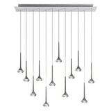 Fairy 12R Multi Light Pendant by AXO Light, Color: Crystal, Amber, Grey, Finish: Chrome, Matt Bronze-Axo Light, Matt Nickel-Axo Light, | Casa Di Luce Lighting