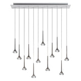 Fairy 12R Multi Light Pendant by AXO Light, Color: Grey, Finish: Matt Nickel-Axo Light, | Casa Di Luce Lighting