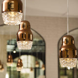Fedora LED Pendant by AXO Light, Color: Rose Gold-Cangini & Tucci, Bronze, Chrome, , | Casa Di Luce Lighting