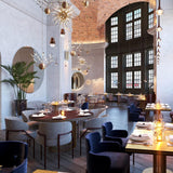 Fedora LED Pendant by AXO Light, Color: Rose Gold-Cangini & Tucci, Bronze, Chrome, , | Casa Di Luce Lighting