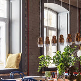 Fedora 7 Light Pendant by AXO Light, Color: Rose Gold-Cangini & Tucci, Bronze, Chrome, , | Casa Di Luce Lighting