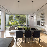 Hoops Chandelier by AXO Light, Finish: White, Gold, Black, Size: Small, Medium, Large, X-Large, | Casa Di Luce Lighting