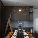 Hoops Chandelier by AXO Light, Finish: White, Gold, Black, Size: Small, Medium, Large, X-Large, | Casa Di Luce Lighting