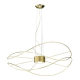 Hoops Chandelier by AXO Light, Finish: Black, Size: Medium, | Casa Di Luce Lighting