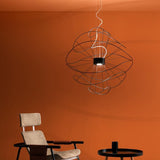 Hoops Chandelier by AXO Light, Finish: Black, Size: X-Large, | Casa Di Luce Lighting